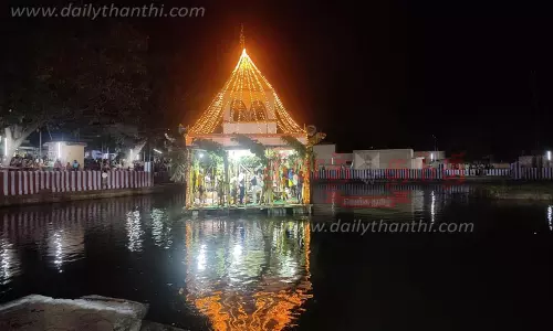 சங்கர நாராயண சுவாமி கோவிலில் தெப்ப திருவிழா