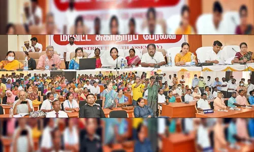 காஞ்சீபுரம் மாவட்ட சுகாதார பேரவை கூட்டம் - கலெக்டர் தலைமையில் நடந்தது