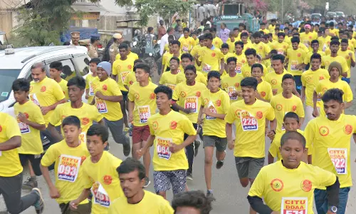 திண்டுக்கல்லில்மினி மாரத்தான் போட்டி