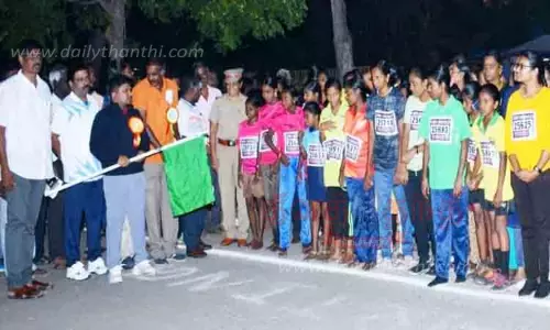 விருதுநகரில் மினி மாரத்தான் போட்டி