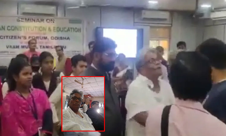 தேச விரோத கருத்துகளால் பதற்றம்; ஒடிசா உத்கல் பல்கலை கழகத்தில் பேராசிரியர், மாணவர்கள் இடையே மோதல்