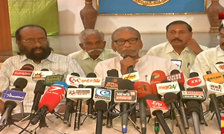 தமிழ் தேசிய பேரியக்க தலைவர் பிரபாகரன் நலமுடன் இருக்கிறார் - பழ.நெடுமாறன் தகவல்