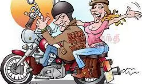 மோட்டார்சைக்கிளை திருடிச்சென்ற குல்லா அணிந்த 2 பேர்