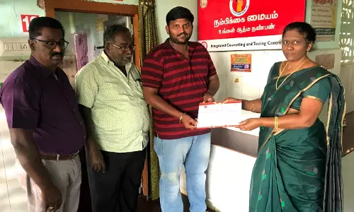 அரசூர் பூச்சிக்காடு ஜெயந்திநாதர் மரைன் கல்லூரிக்குபுகையிலை இல்லாத கல்வி நிறுவன தகுதி சான்றிதழ்