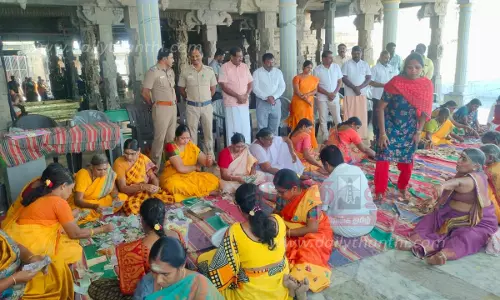 உண்டியல் காணிக்கை எண்ணும் பணி ெதாடக்கம்