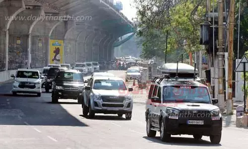 கோவையில் 5 அடுக்கு போலீஸ் பாதுகாப்பு