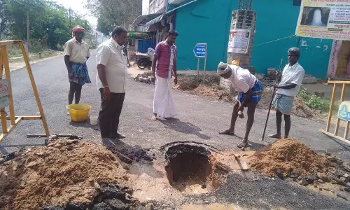 உடைந்த குடிநீர் குழாய் சீரமைப்பு