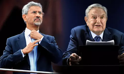 வயதான, பணக்கார, ஆபத்தான நபர்; அமெரிக்க முதலீட்டாளர் ஜார்ஜை கடுமையாக விமர்சித்த ஜெய்சங்கர்