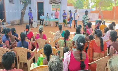 வேளாண்மை திட்ட விழிப்புணர்வு நிகழ்ச்சி