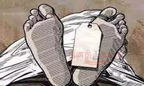 தனியார் நிறுவனத்தில் தொழிலாளி திடீர் சாவு உடலை வாங்க மறுத்து குடும்பத்தினர் போராட்டம்