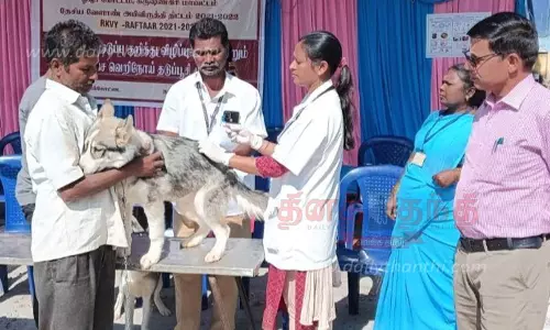 வெறிநோய் தடுப்பூசி முகாம்