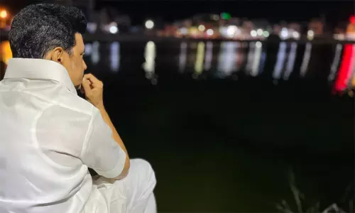 தியாகராஜர் கோவில் குளத்தில் முதல்-அமைச்சர் மு.க.ஸ்டாலின் ஆய்வு