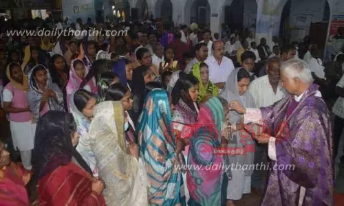 கிறிஸ்தவர்களின் தவக்காலம் தொடங்கியது