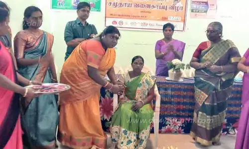 கர்ப்பிணிகளுக்கு சமுதாய வளைகாப்பு விழா