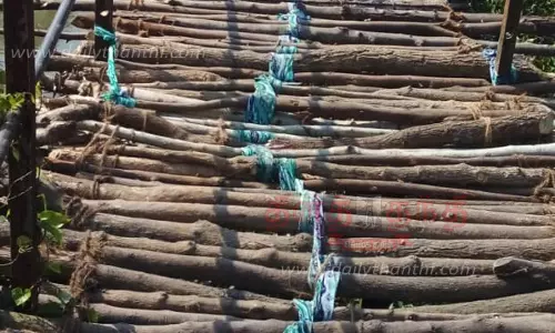 சேதமடைந்த நடைபாலத்தை சீரமைக்க வேண்டும்