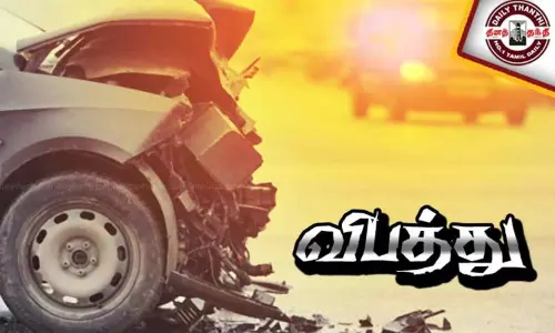 கர்நாடகா: லாரி மீது கார் மோதி விபத்து - ஒரு குழந்தை உட்பட 5 பேர் உயிரிழப்பு