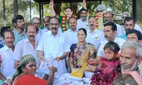 ஜெயலலிதா பிறந்தநாள் விழா கொண்டாட்டம்-செ.தாமோதரன் எம்.எல்.ஏ. தலைமையில் நடந்தது