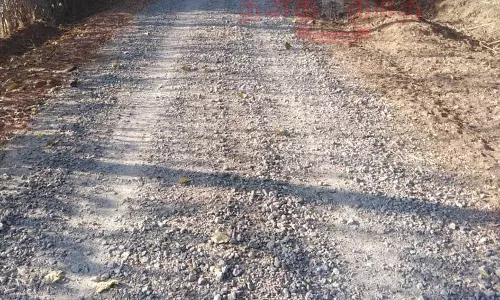 சென்னிமலை அருகே ஜல்லி கற்களை கொட்டி 2 மாதங்களாக தார்சாலை அமைக்காததால் பொதுமக்கள் அவதி