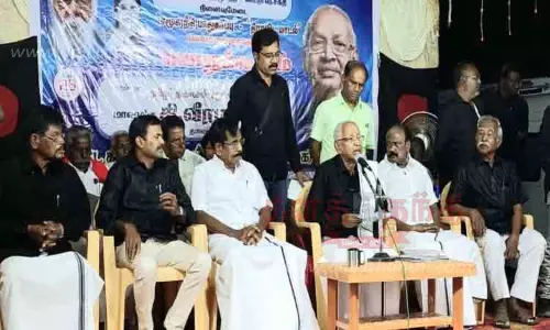 தமிழகம் தான் பெண்களுக்கு பாதுகாப்பான மாநிலம்-கி.வீரமணி பேச்சு