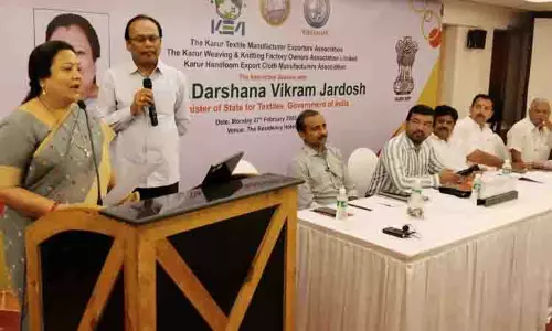 ஜவுளி தொழில் வேலை வாய்ப்பை அதிகம் வழங்குகிறது: மத்திய இணை மந்திரி பேச்சு