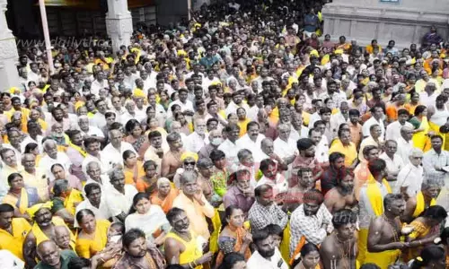 மாசி மக தேர்த்திருவிழா கொடியேற்றத்துடன் தொடங்கியது