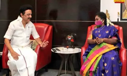 முதல் அமைச்சர் மு.க.ஸ்டாலினுக்கு தெலுங்கானா கவர்னர் தமிழிசை பிறந்தநாள் வாழ்த்து முதல் அமைச்சர் மு.க.ஸ்டாலினுக்கு தெலுங்கானா கவர்னர் தமிழிசை பிறந்தநாள் வாழ்த்து