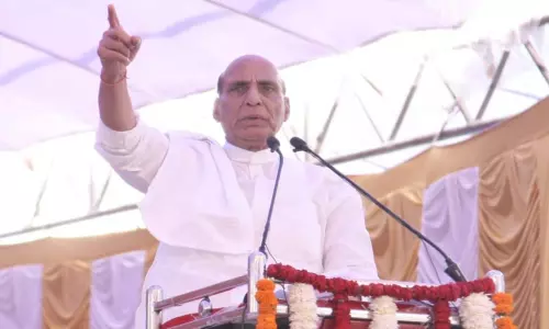 கர்நாடகம் முதன்மை மாநிலமாக வருவதை யாராலும் தடுக்க முடியாது - ராணுவ மந்திரி ராஜ்நாத்சிங்