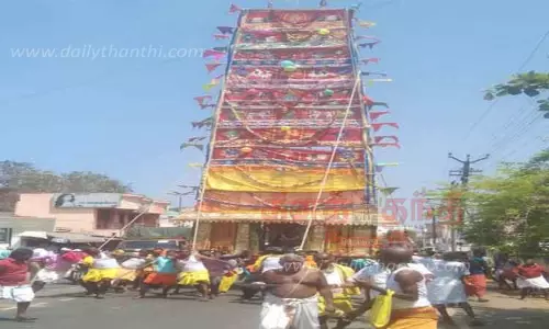 அந்தியூர்சின்ன மாரியம்மன் கோவில் தேர் திருவிழா;திரளான பக்தர்கள் பங்கேற்பு அந்தியூர்சின்ன மாரியம்மன் கோவில் தேர் திருவிழா;திரளான பக்தர்கள் பங்கேற்பு