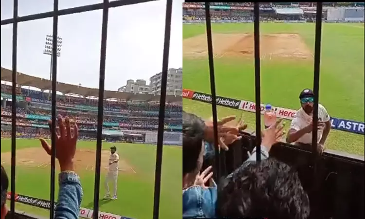 இந்தூர் டெஸ்ட்: ரசிகருக்காக சிராஜ் செய்த செயல் - வைரலாகும் வீடியோ...! இந்தூர் டெஸ்ட்: ரசிகருக்காக சிராஜ் செய்த செயல் - வைரலாகும் வீடியோ...!