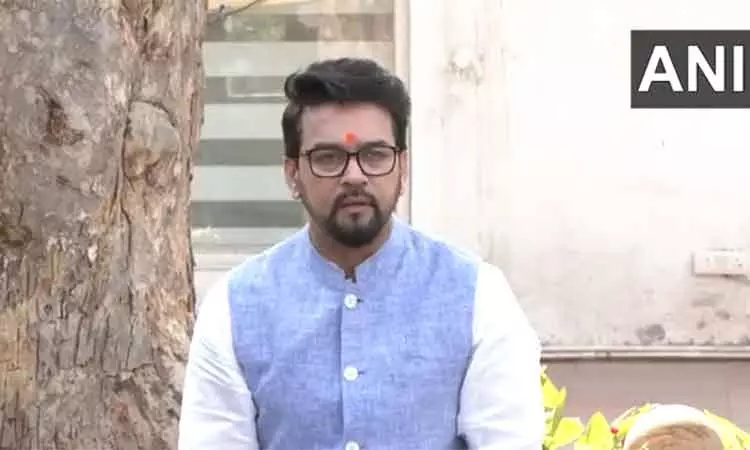 இந்தியாவை அவமதிக்கும் பழக்கம் - ராகுல் காந்தி பேச்சுக்கு மத்திய மந்திரி அனுராக் தாக்கூர் கண்டனம்