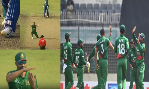 ஒருநாள் போட்டி: இங்கிலாந்துக்கு எதிராக வங்கதேசம் எடுத்த டிஆர்எஸ் - ட்ரோல் செய்யும் கிரிக்கெட் ரசிகர்கள்...!