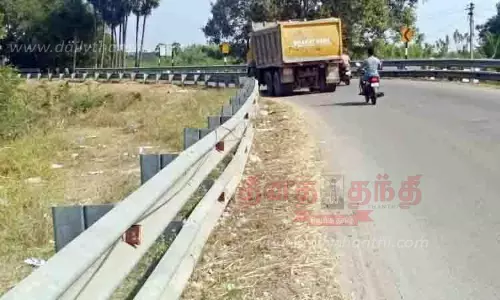 தினத்தந்தி செய்தி எதிரொலி: புதுக்கோட்டை-அறந்தாங்கி சாலையில் முட்புதர்கள் அகற்றம்