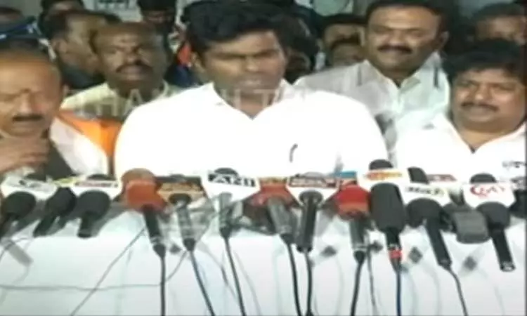 யார் யாரை சந்தித்தாலும் நீட் தேர்வு ரத்தாகாது... - அண்ணாமலை ஆவேச பேட்டி யார் யாரை சந்தித்தாலும் நீட் தேர்வு ரத்தாகாது... - அண்ணாமலை ஆவேச பேட்டி