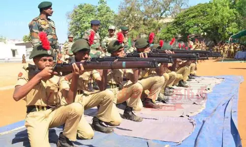 தேசிய மாணவர் படையினருக்கு தேர்வு