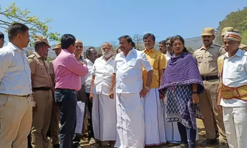 தேனி மாவட்டத்தில்வளர்ச்சி திட்டப் பணிகளை அமைச்சர்கள் ஆய்வு