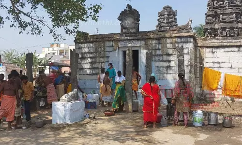 பாச்சல் கிராமத்தில் 50 ஆண்டுகளாக பூட்டி கிடந்தஜெயன்கொண்டான் நாதர் கோவிலில் சிறப்பு வழிபாடு