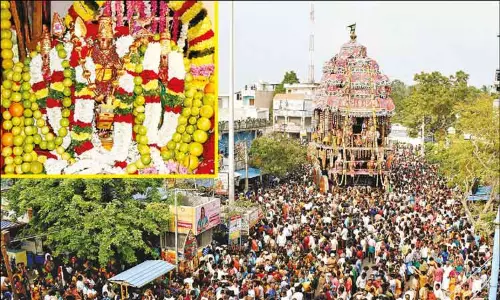 திருச்செந்தூர் சுப்பிரமணிய சுவாமி கோவில் மாசித் திருவிழா தேரோட்டம்