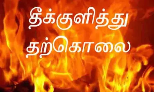 தங்கை திருமணத்திற்கு செல்ல கணவர் அனுமதிக்காததால் இளம்பெண் தீக்குளித்து தற்கொலை