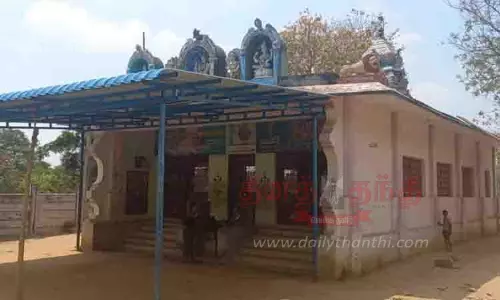 கோவில் பூட்டை உடைத்து அம்மனின் தாலி-உண்டியல் பணம் திருட்டு