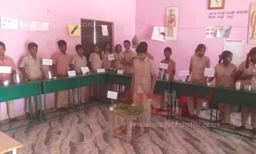 அரசு பள்ளியில் உணவு திருவிழா