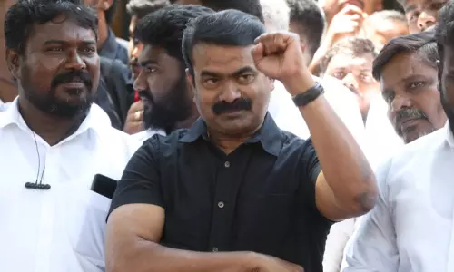 நெய்வேலி நிறுவனத்திற்குத் துணைபோவதை திமுக அரசு கைவிட வேண்டும் - சீமான் நெய்வேலி நிறுவனத்திற்குத் துணைபோவதை திமுக அரசு கைவிட வேண்டும் - சீமான்