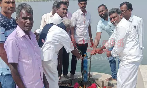 பாசனத்திற்கு தண்ணீர் திறப்பு