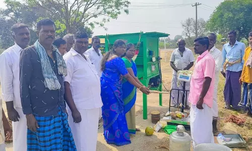 நேரடி நெல் கொள்முதல் நிலையம் திறப்பு