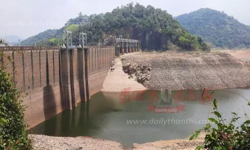 பாபநாசம் அணை நீர்மட்டம் 33 அடியாக குறைந்தது