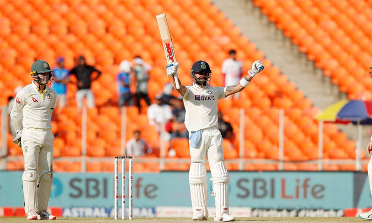 பார்டர்-கவாஸ்கர் கோப்பை: 3 ஆண்டுகளுக்கு பின் சதம் விளாசி விராட் கோலி அசத்தல்...!