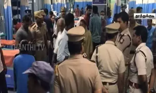 வழக்கறிஞர் கொலை வழக்கு; போலீசாரை தாக்கிய முக்கிய குற்றவாளி - சுட்டுப் பிடித்த போலீசார் வழக்கறிஞர் கொலை வழக்கு; போலீசாரை தாக்கிய முக்கிய குற்றவாளி - சுட்டுப் பிடித்த போலீசார்