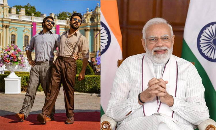 ஆஸ்கர் விருது வென்ற நாட்டு.. நாட்டு.. பாடலுக்கு பிரதமர் மோடி வாழ்த்து..!