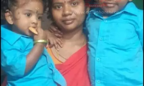 2 குழந்தைகளை கிணற்றில் வீசி  கொன்று தாய் தற்கொலை