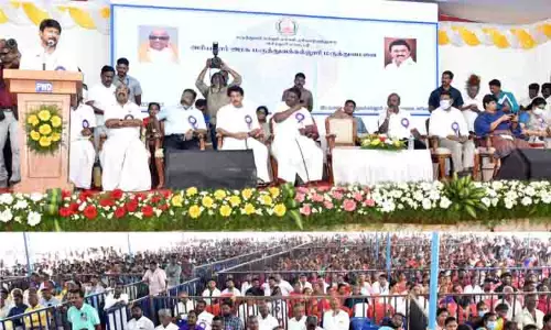 நீட் தேர்வு ரத்தாகும் வரை தி.மு.க. சார்பில் சட்ட போராட்டம் தொடரும்; அமைச்சர் உதயநிதி ஸ்டாலின் பேச்சு நீட் தேர்வு ரத்தாகும் வரை தி.மு.க. சார்பில் சட்ட போராட்டம் தொடரும்; அமைச்சர் உதயநிதி ஸ்டாலின் பேச்சு