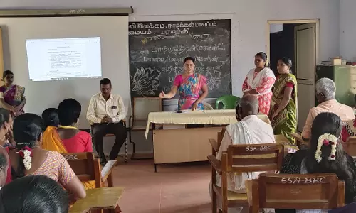 பரமத்தி வட்டார வள மையத்தில் மாற்றுத்திறன் குழந்தைகளின் பெற்றோருக்கு பயிற்சி